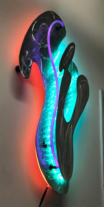 Neon art,neon art sculpture,neon art sculptures