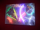 neon decor and neon wall sculpture in brushed aluminum