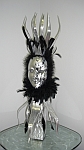 modern mask and art mask in aluminum