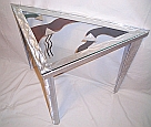 art gallery of endtables and brushed aluminum end tables