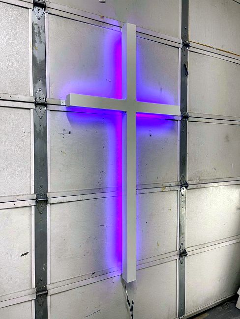 Led wall cross and crosses