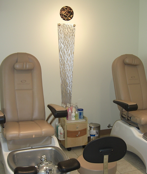 deign elements in nail salon and spa