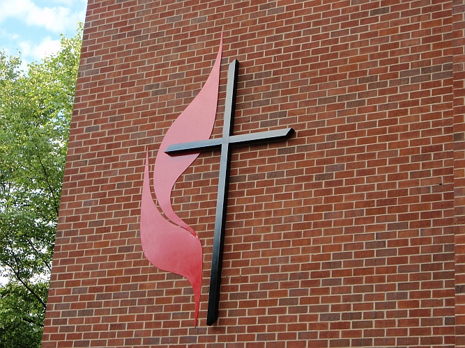 United Methodist Church sign Logo, UMC Cross & Flames sign come in all sizes, church cross, UMC Cross, large cross and flames, lit cross and flames,United Methodist cross and flame design logo, UMC custom cross and flames logo sign,custom UMC cross and crosses