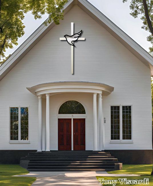 Large all aluminum metal Cross and Crosses