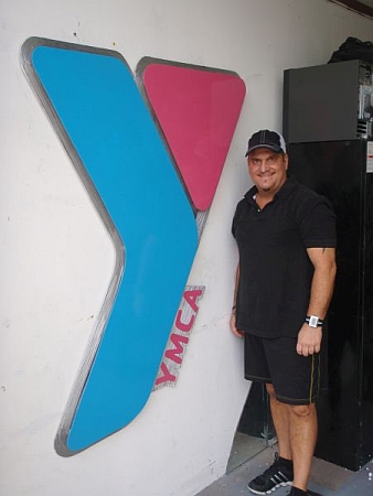 YMCA sign and YMCA signage